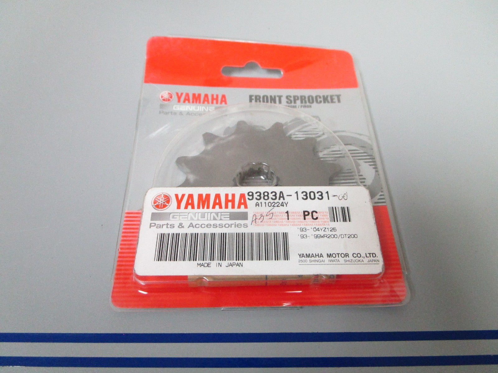 NEW OEM 9383A-13031-00 Yamaha 13T Front Sprocket 0720