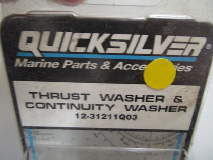 *NEW OEM* 0810 Mercury Quicksilver Thrust Washer & Continuity Washer 12-31211Q03