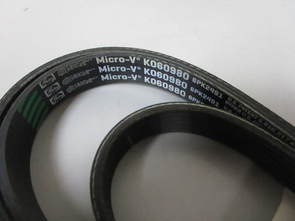 NEW K060980 Gates Micro-V Green Stripe 13/16" x 98 ⅝" Serpentine Belt 0720