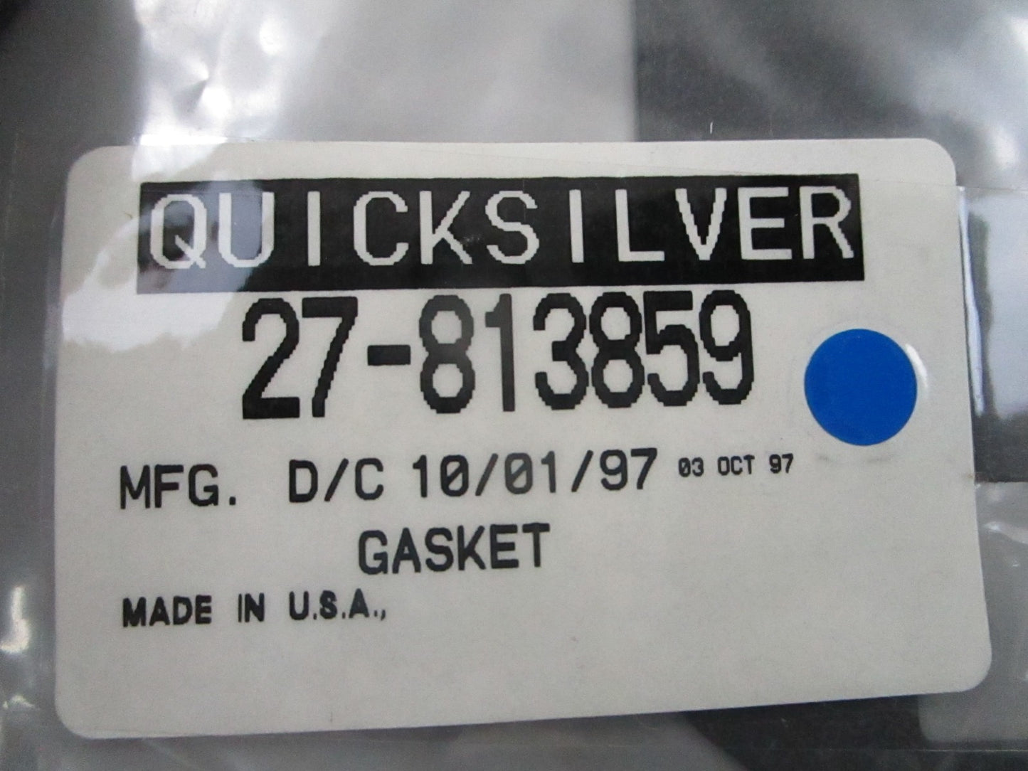 *NEW OEM* 0810 Mercury Quicksilver Gasket 27-813859