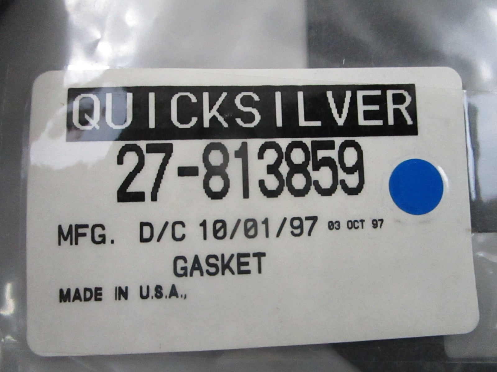 *NEW OEM* 0810 Mercury Quicksilver Gasket 27-813859