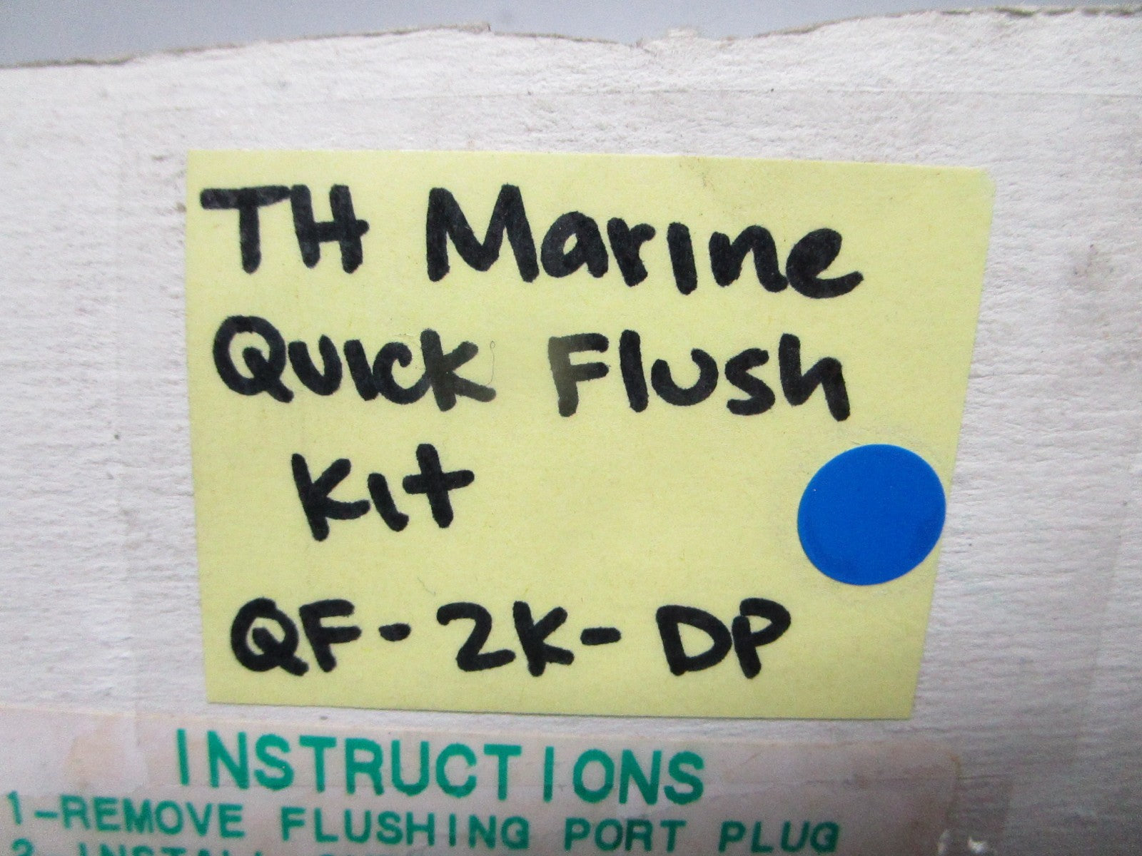 *NEW OEM* 0820 TH Marine Quick Flush Kit QF-2K-DP