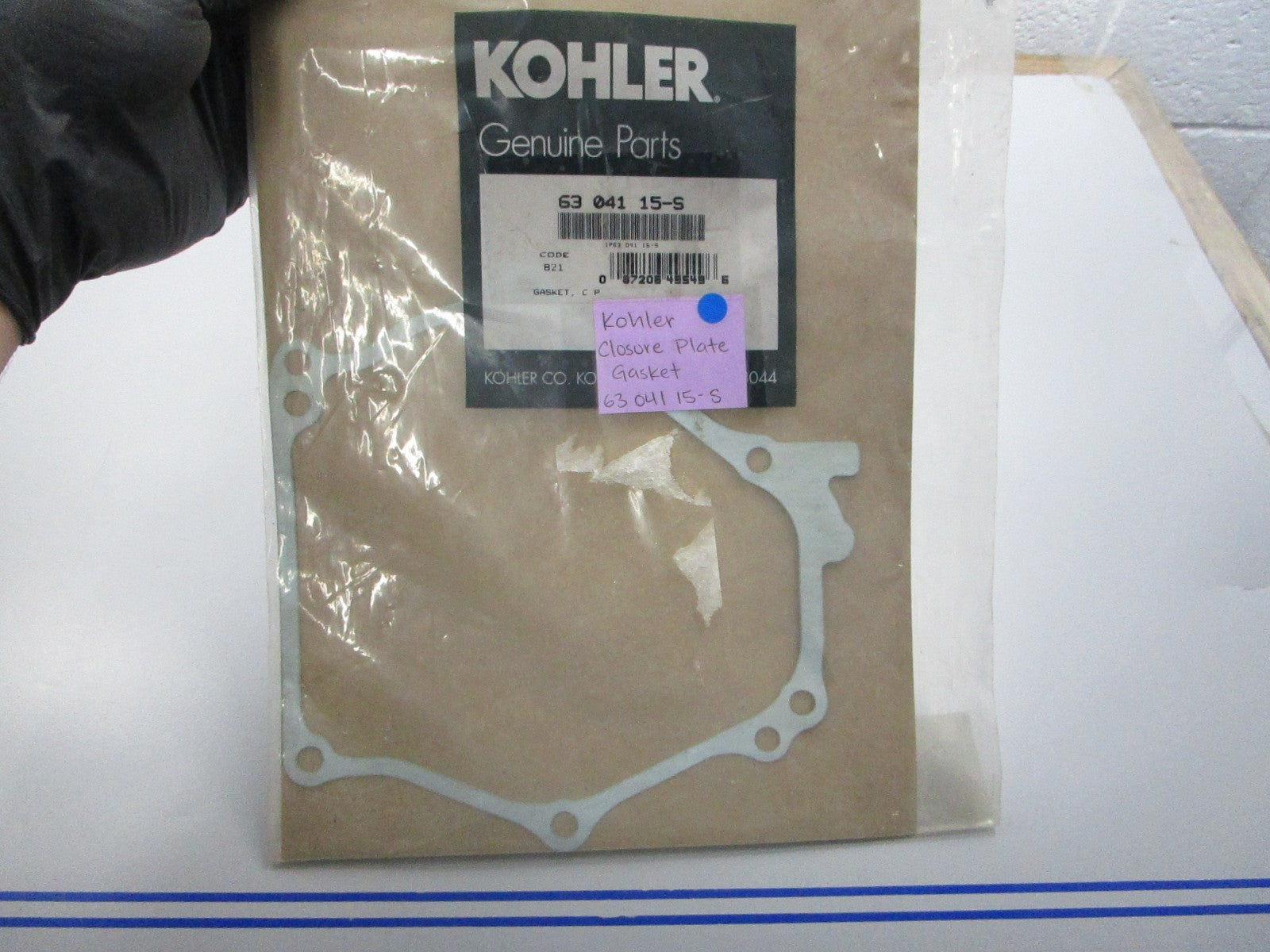 NEW OEM 63 041 15-S Kohler Closure Plate Gasket 0810