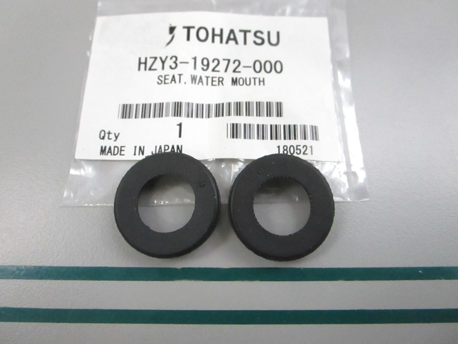 NEW OEM (LOT OF 2) HZY3-19272-000 Tohatsu Oil Seal 0810