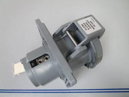 *NEW* 0720 Hubbell 125/250 VAC 100amp 4 Pin Inlet Receptacle M4100B12R