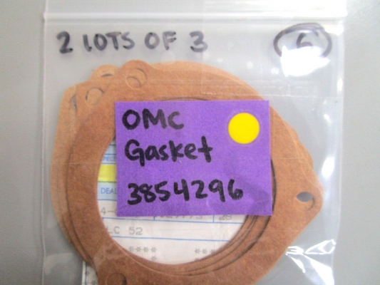 *NEW OEM* (LOT OF 3) 0750 OMC Johnson Evinrude GASKET 3854296