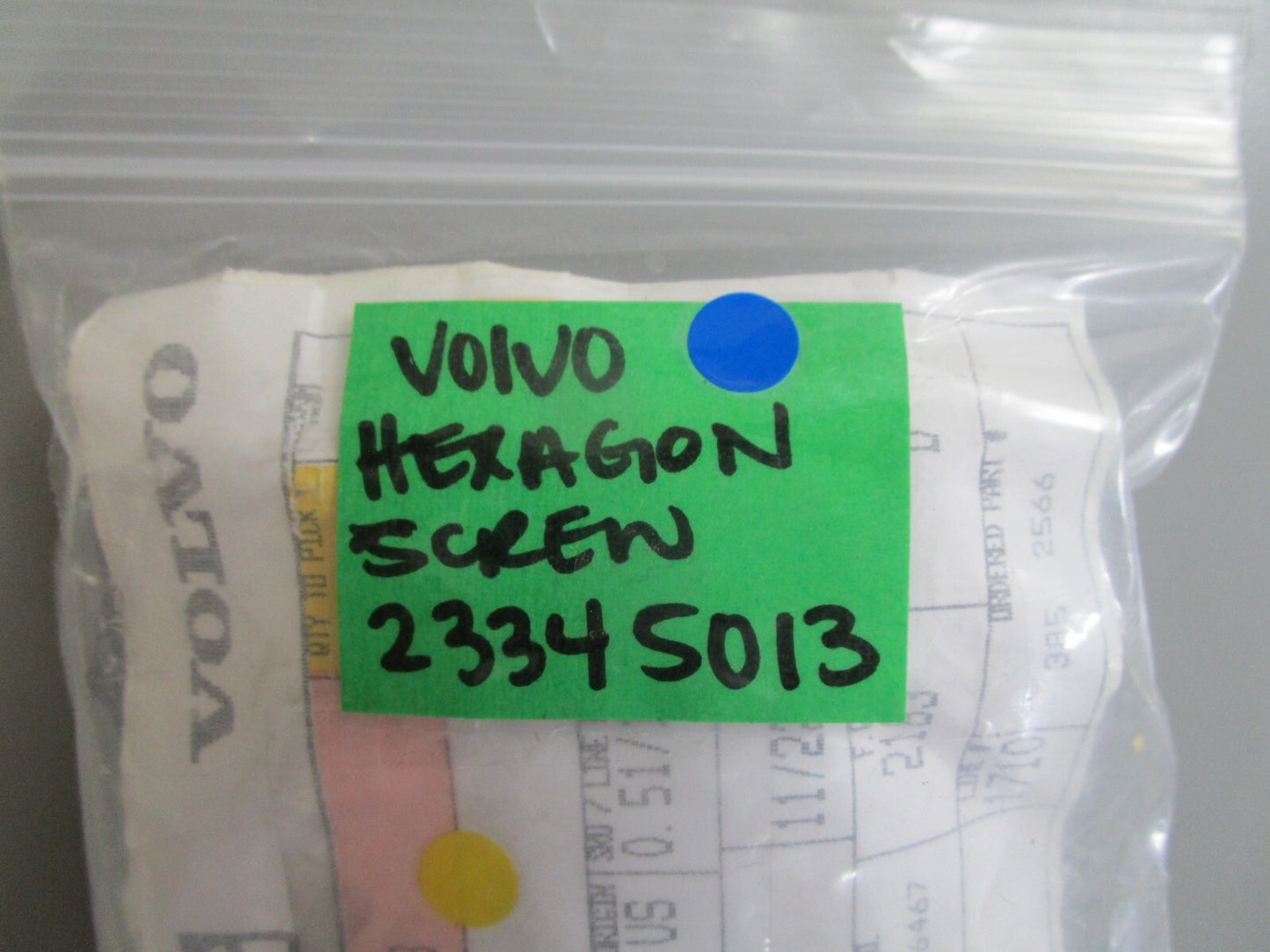 *NEW OEM* 0810 Volvo Penta Hexagon Screw 23345013