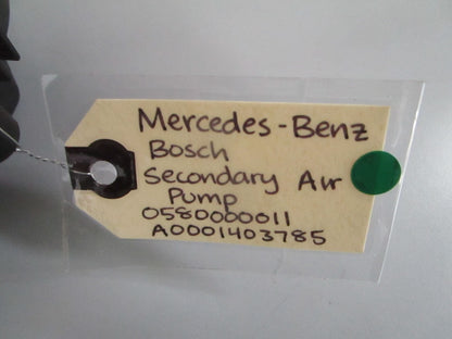 NEW OEM A0001403785 0580000011 Mercedes-Benz Bosch Secondary Air Pump 0820