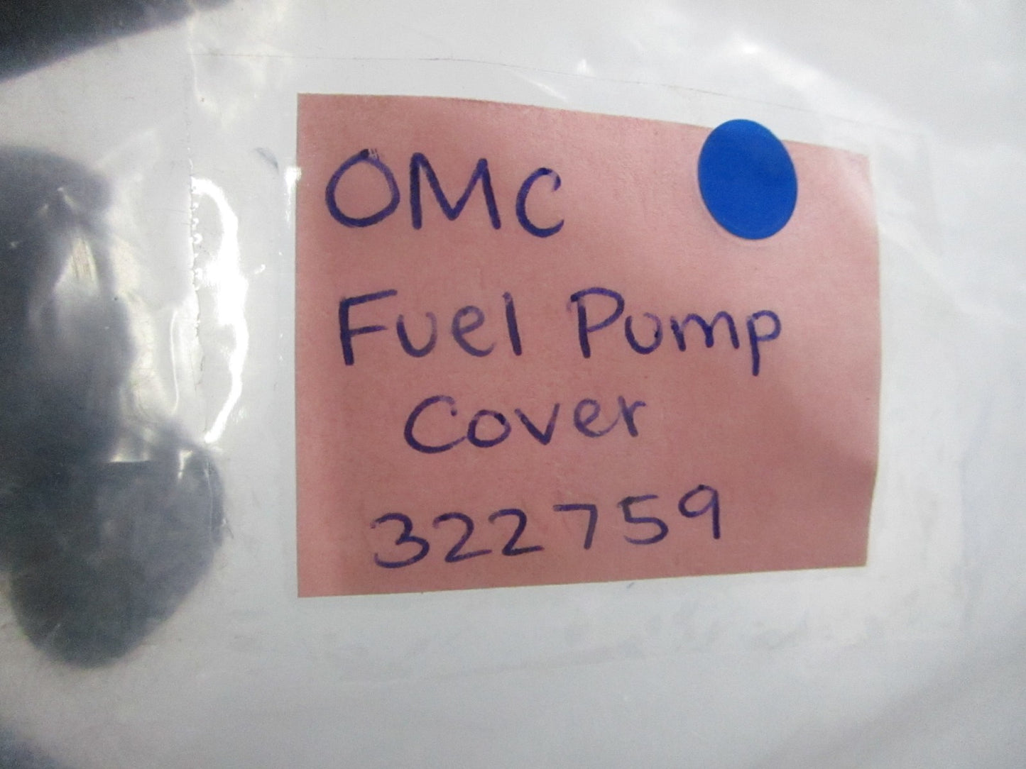 *NEW OEM* 0810 OMC Johnson Evinrude Fuel Pump Cover 322759 0322759