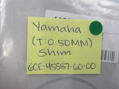 NEW OEM (LOT OF 2) 6CF-45587-60-00 Yamaha (T:0.50mm) Shim 0810