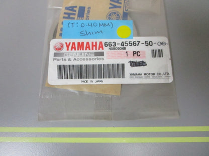 *NEW OEM* 0810 Yamaha (T:0.40MM) Shim 663-45567-50-00