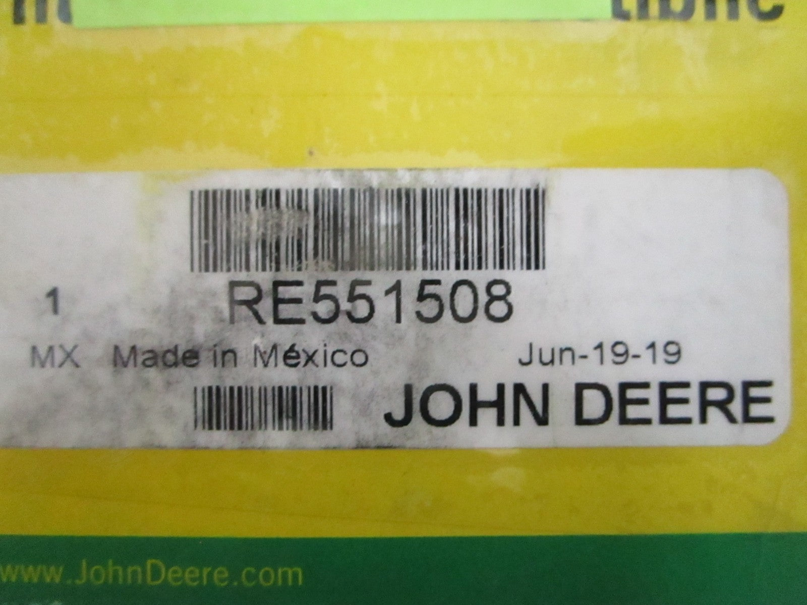 NEW OEM RE551508 John Deere Fuel Filter 0820