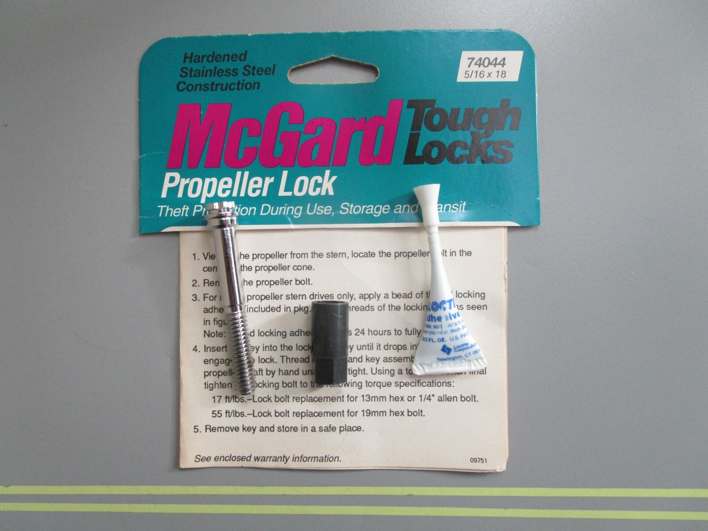 *NEW* 0810 McGard 5/16 x 18 Propeller Lock 74044