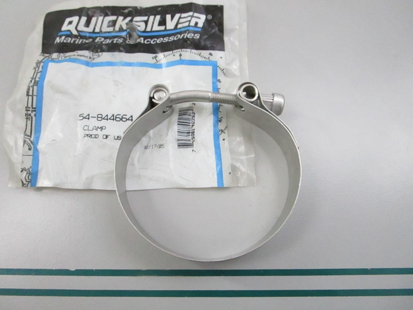 NEW OEM 54-844664 Mercury Quicksilver Clamp 0810