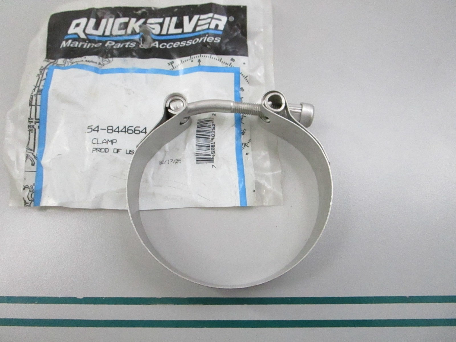 NEW OEM 54-844664 Mercury Quicksilver Clamp 0810