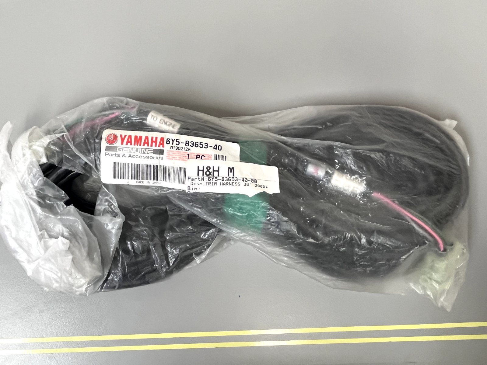 *NEW OEM* 0720 Yamaha Trim Harness 6Y5-83653-40-00