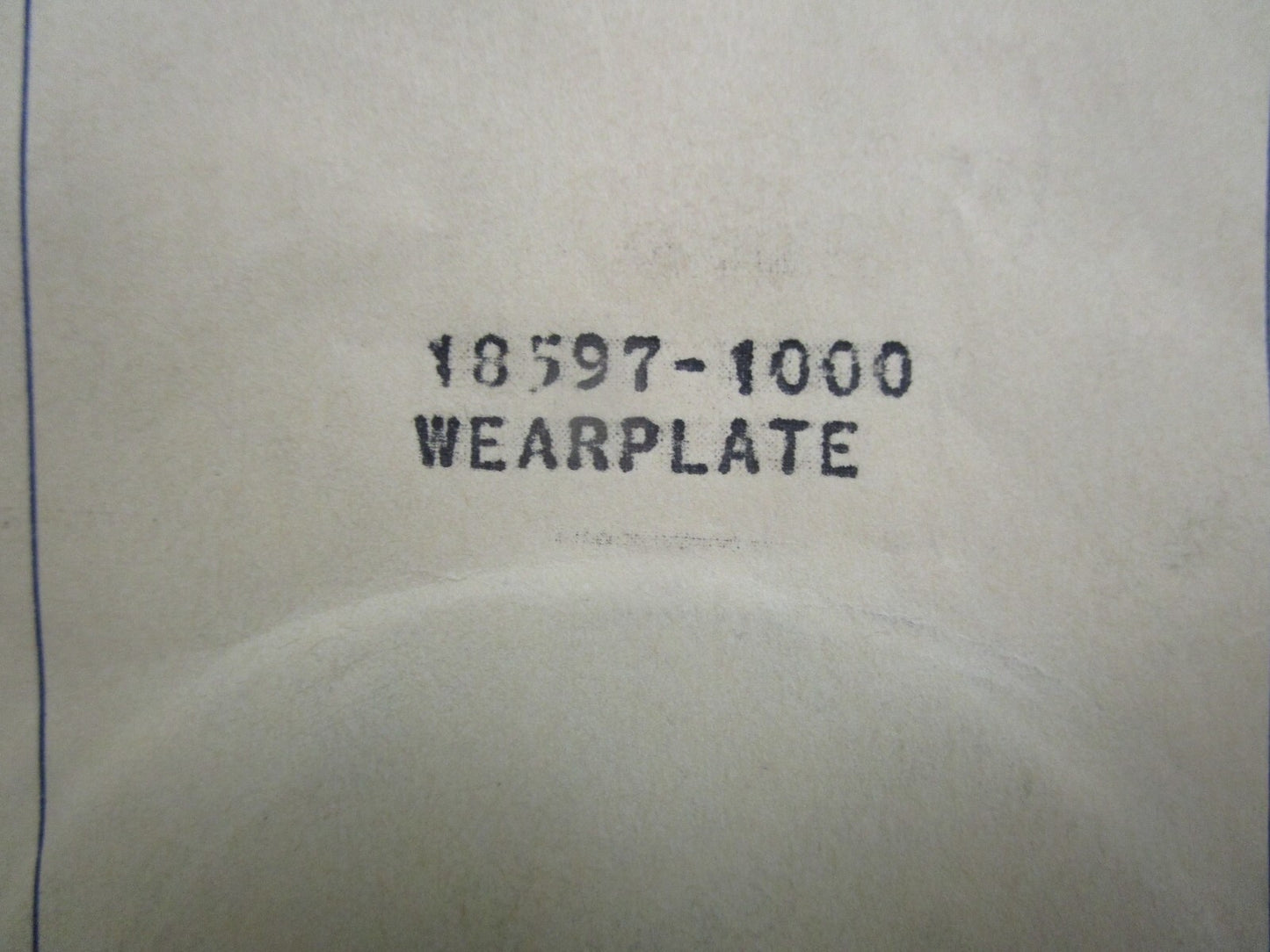 *NEW* 0810 Jabsco Wear Plate 18597-0000