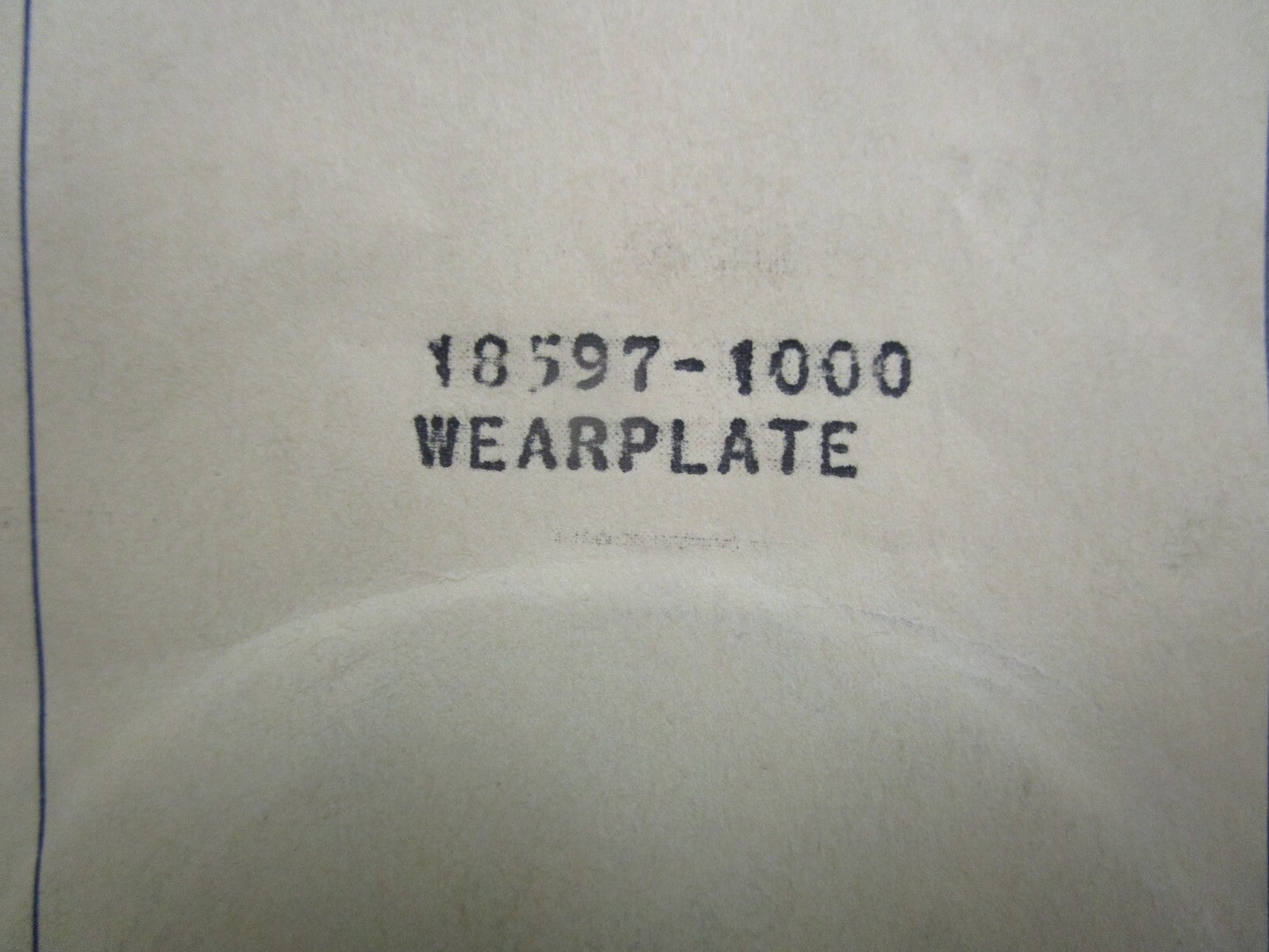 *NEW* 0810 Jabsco Wear Plate 18597-0000