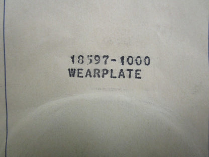 *NEW* 0810 Jabsco Wear Plate 18597-0000