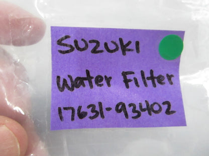 NEW OEM (LOT OF 3) 17631-93402 Suzuki Water Filter 0810
