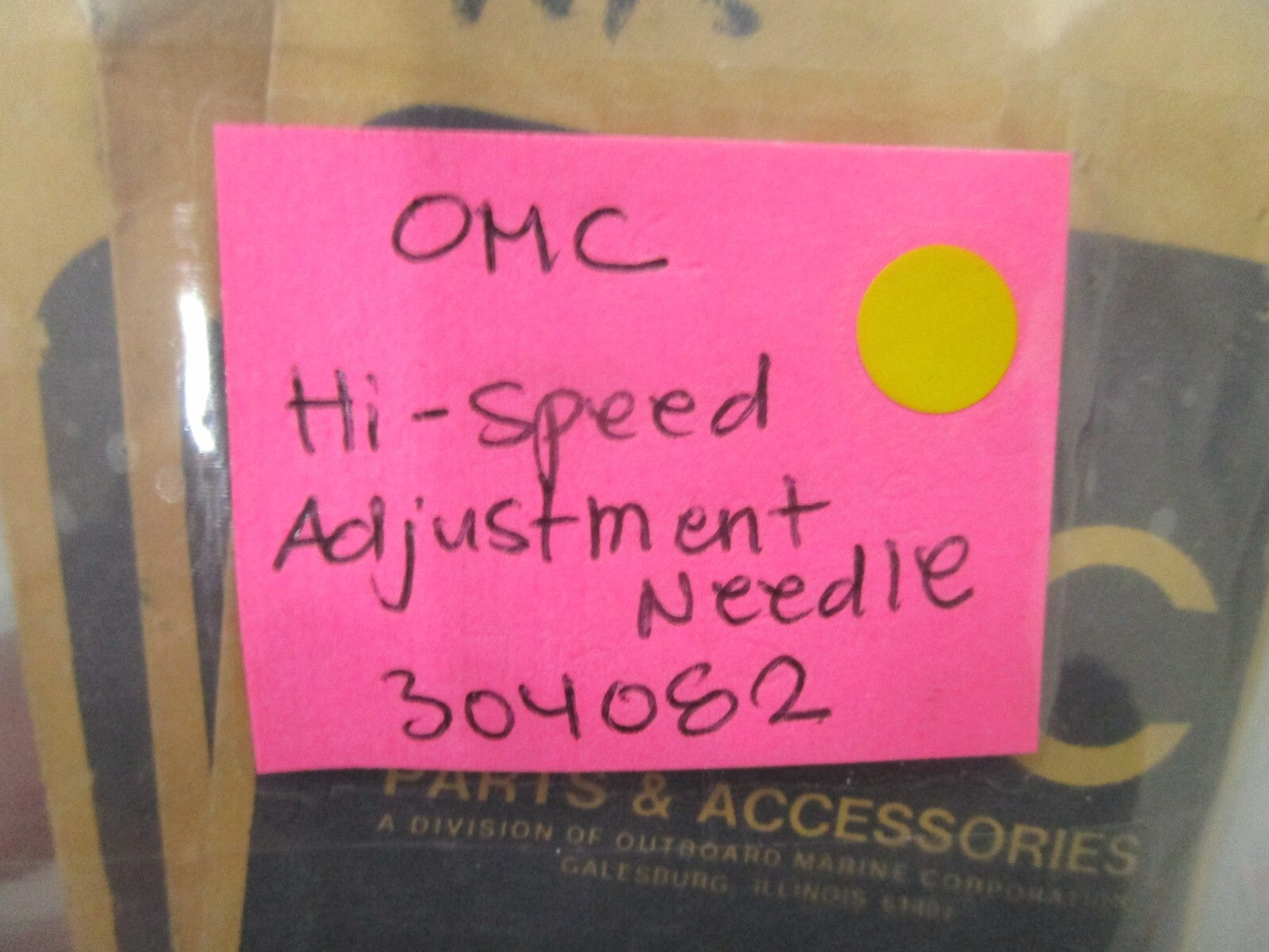*NEW OEM* 0750 OMC Johnson Evinrude HI-SPEED ADJUSTMENT NEEDLE 304082 0304082