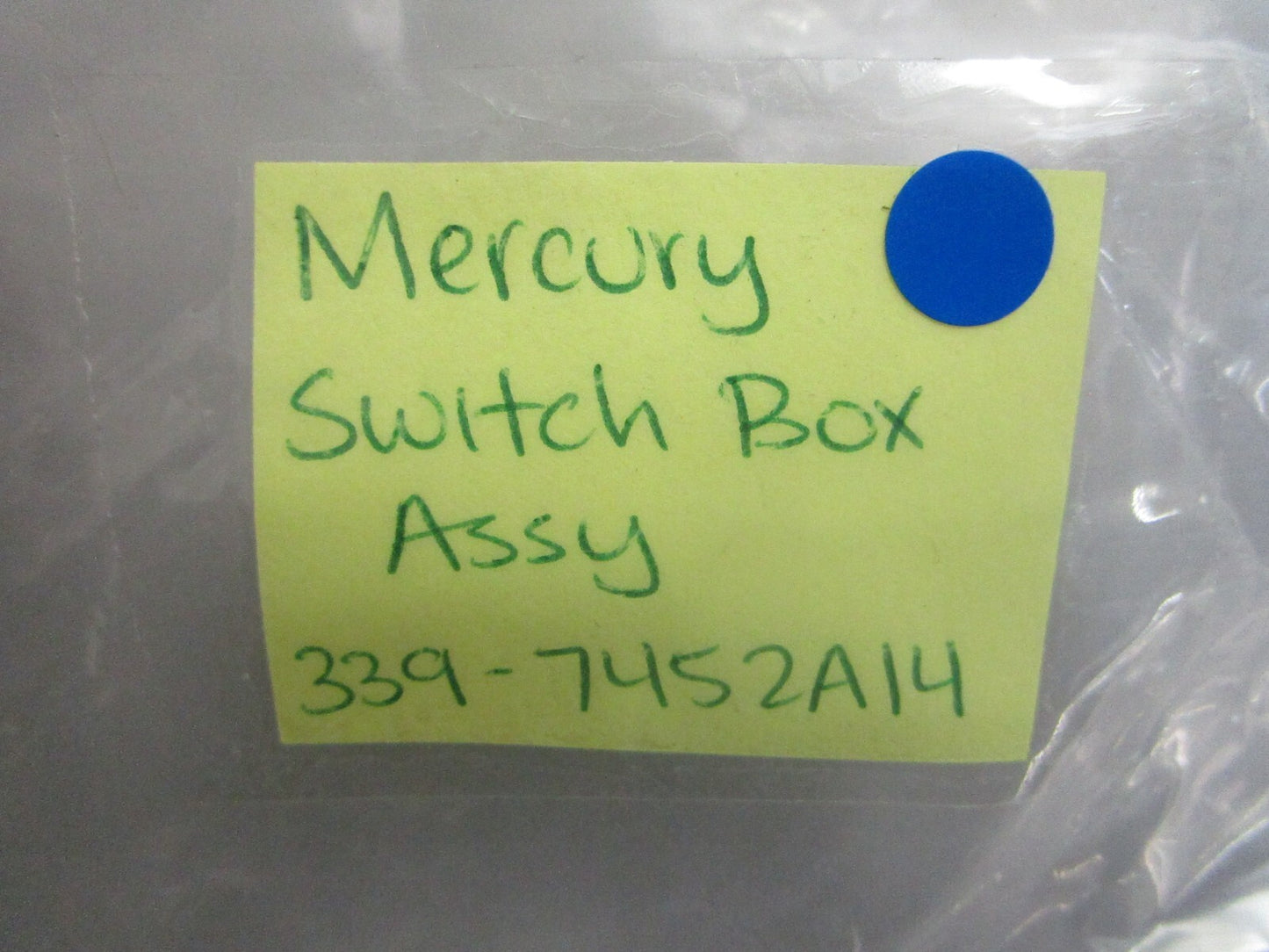 *NEW OEM* 0820 Mercury Quicksilver Switch Box Assy 339-7452A14 339-7452A16