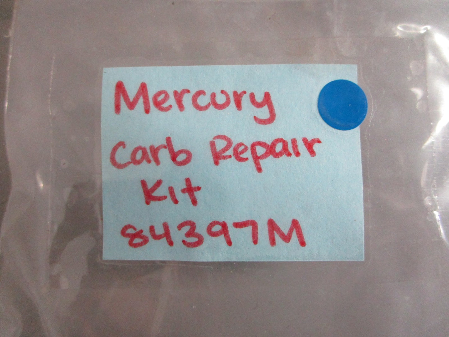 NEW OEM 84397M Mercury Quicksilver Carburetor Repair Kit 0820