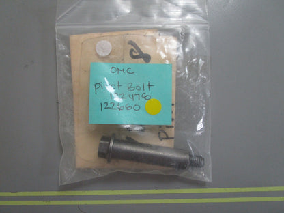 *NEW OEM* 0810 OMC Johnson Evinrude Pivot Bolt 122478 122680
