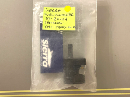 *NEW* 0750 Sierra FUEL CONNECTOR 18-80414 Replaces 6Y1-24305-06-00