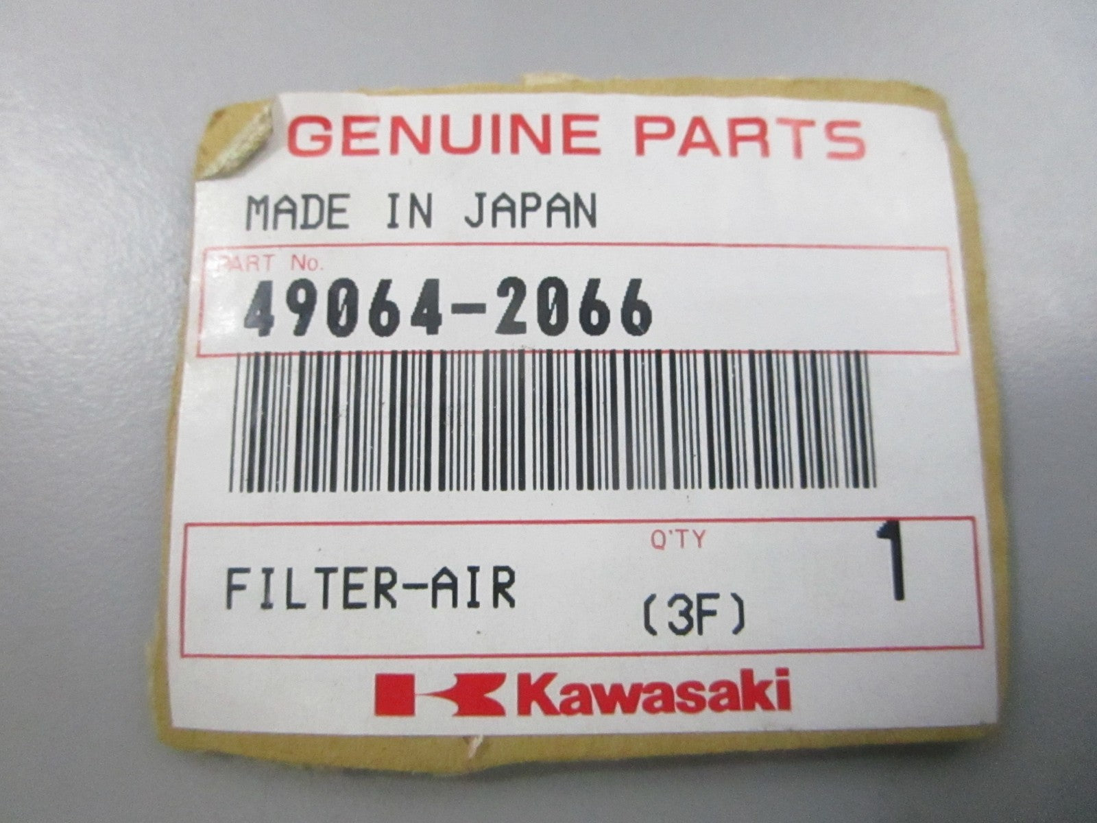 NEW OEM 49064-2066 Kawasaki Air Filter 0810
