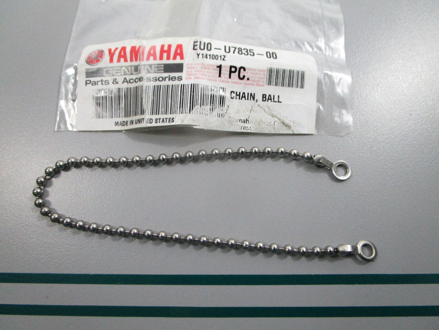 NEW OEM EU0-U7835-00-00 Yamaha Oil Cap Chain 0810