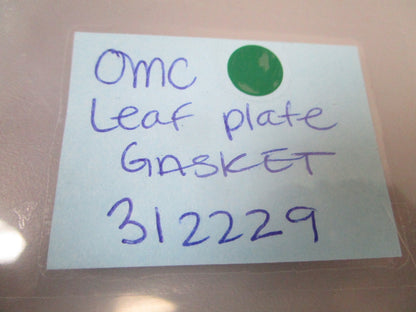 NEW OEM (LOT OF 3) 312229 0312229 OMC Johnson Evinrude Leaf Plate Gasket 0810