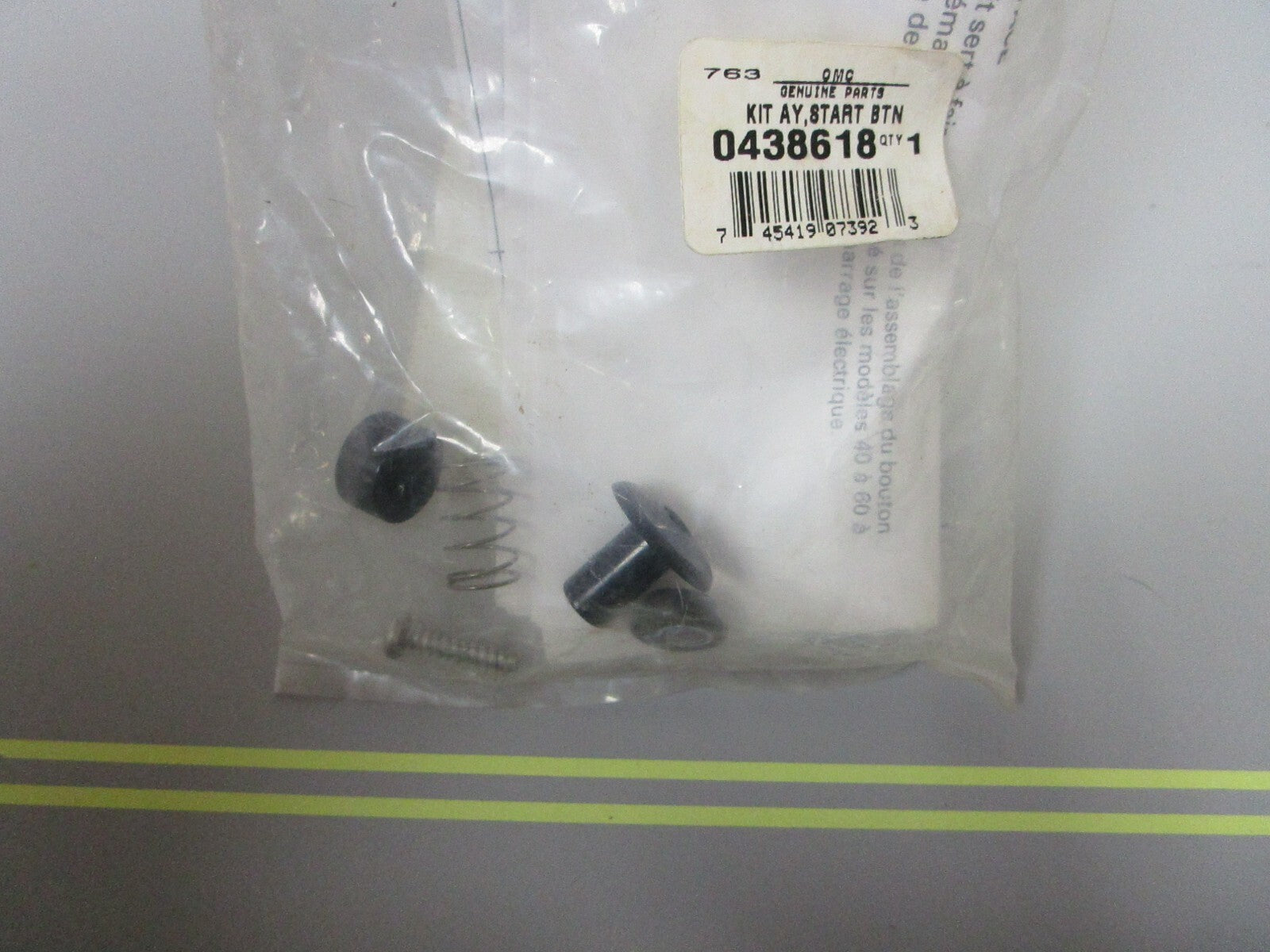 *NEW OEM* 0810 OMC Johnson Evinrude Start Button Kit 438618 0438618