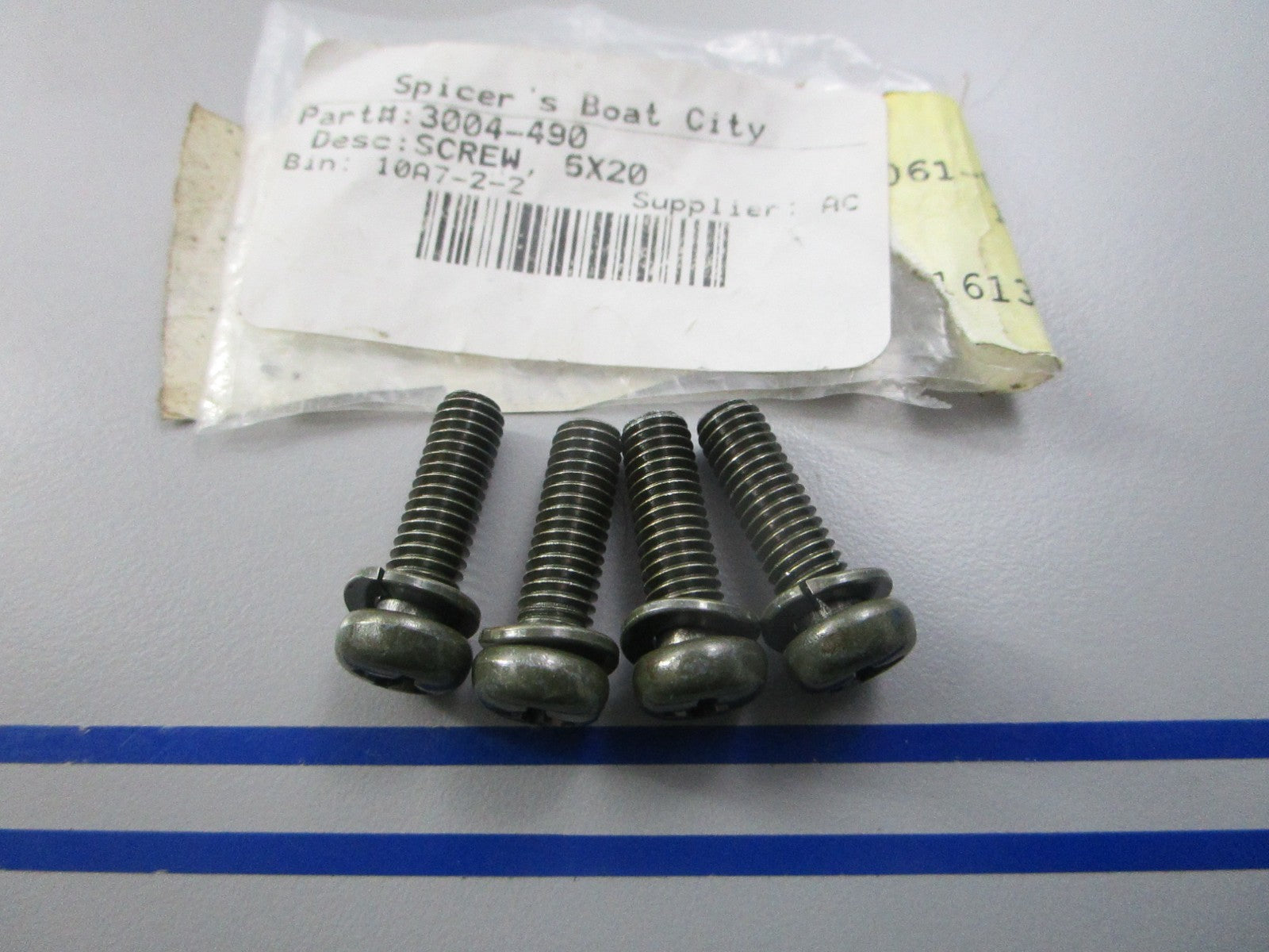 NEW OEM (LOT OF 4) 3004-490 Arctic Cat Screw w/ Washer 0810