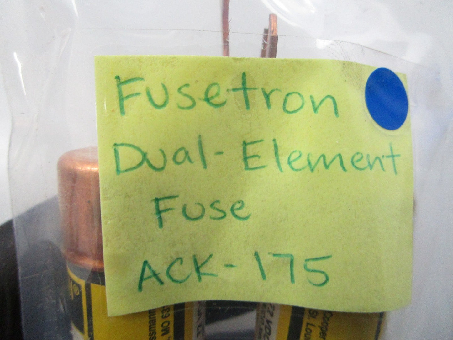 *NEW* 0810 Fusetron Dual Element Fuse ACK-175