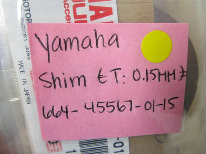 *NEW OEM* 0810 Yamaha Shim (T: 0.15MM) 664-45567-01-15