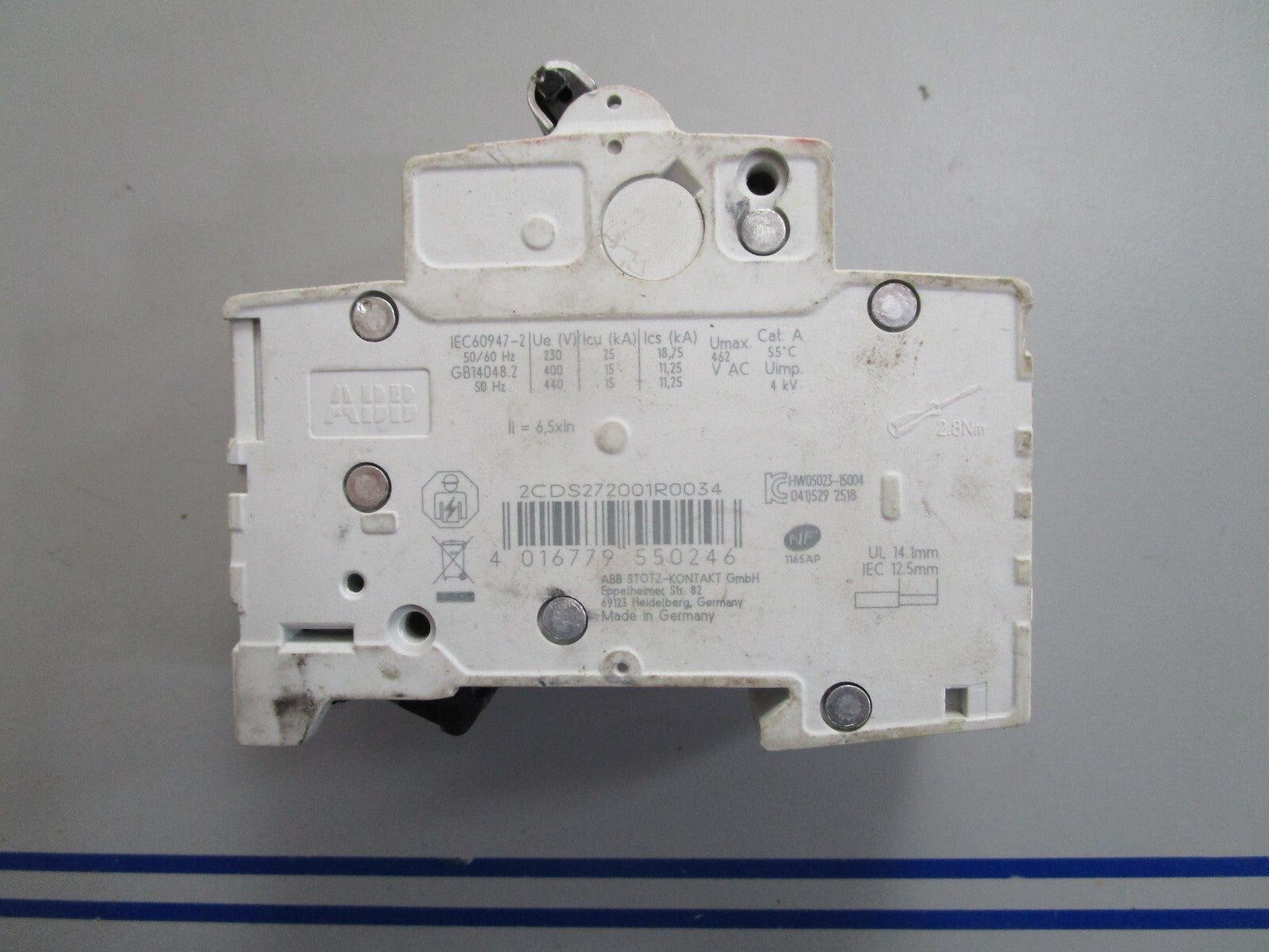 *NEW* 0820 ABB Circuit Breaker S202M-C3