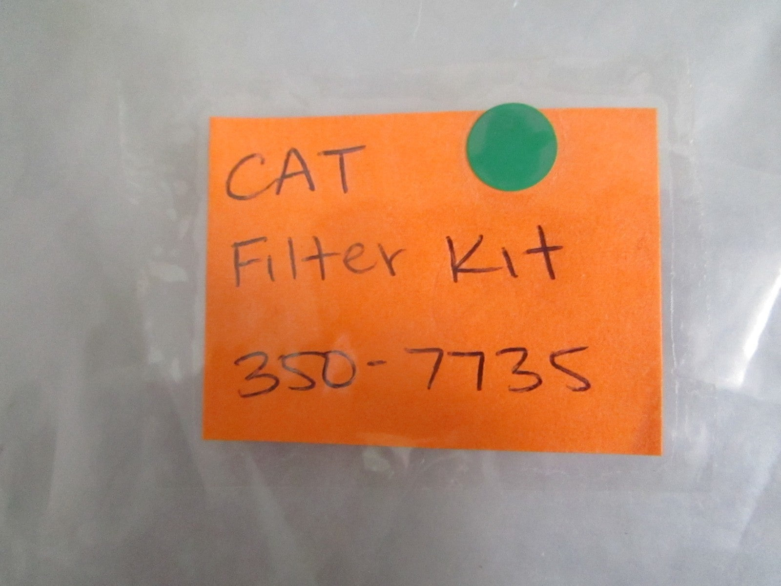 CAT NEW OEM Fuel Cap Filter Kit 350-7735 4 Micron Excavator Scraper NOS Part 082