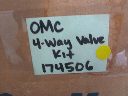 *NEW OEM* 0820 OMC Johnson Evinrude 4-Way Valve Kit 174506 0174506