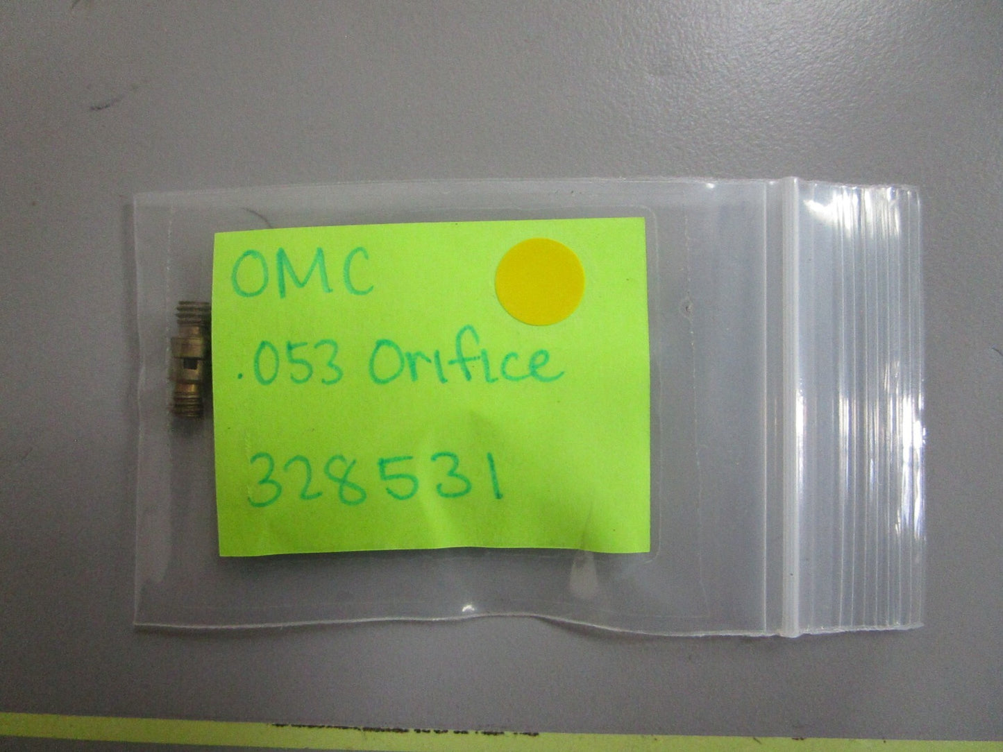 *NEW OEM* 0810 OMC Johnson Evinrude .053 Orifice 328531 0328531