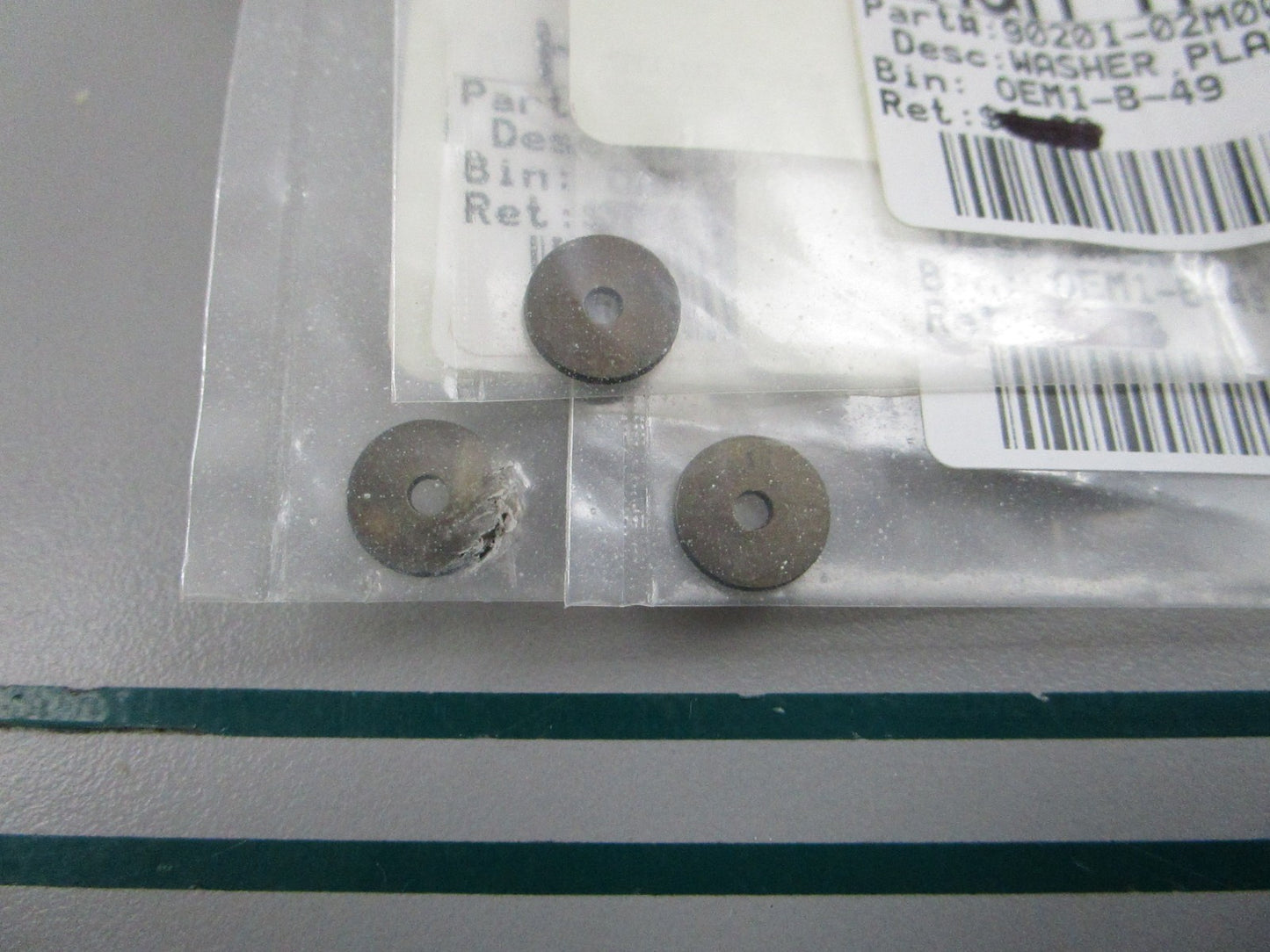 NEW OEM (LOT OF 3) 90201-02M00-00 Yamaha Plate Washer 0810