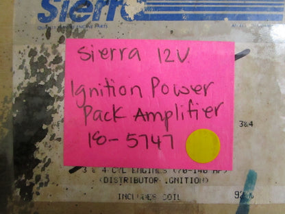 *NEW* 0820 Sierra 12V Ignition Power Pack Amplifier 18-5747 Replaces: 389549