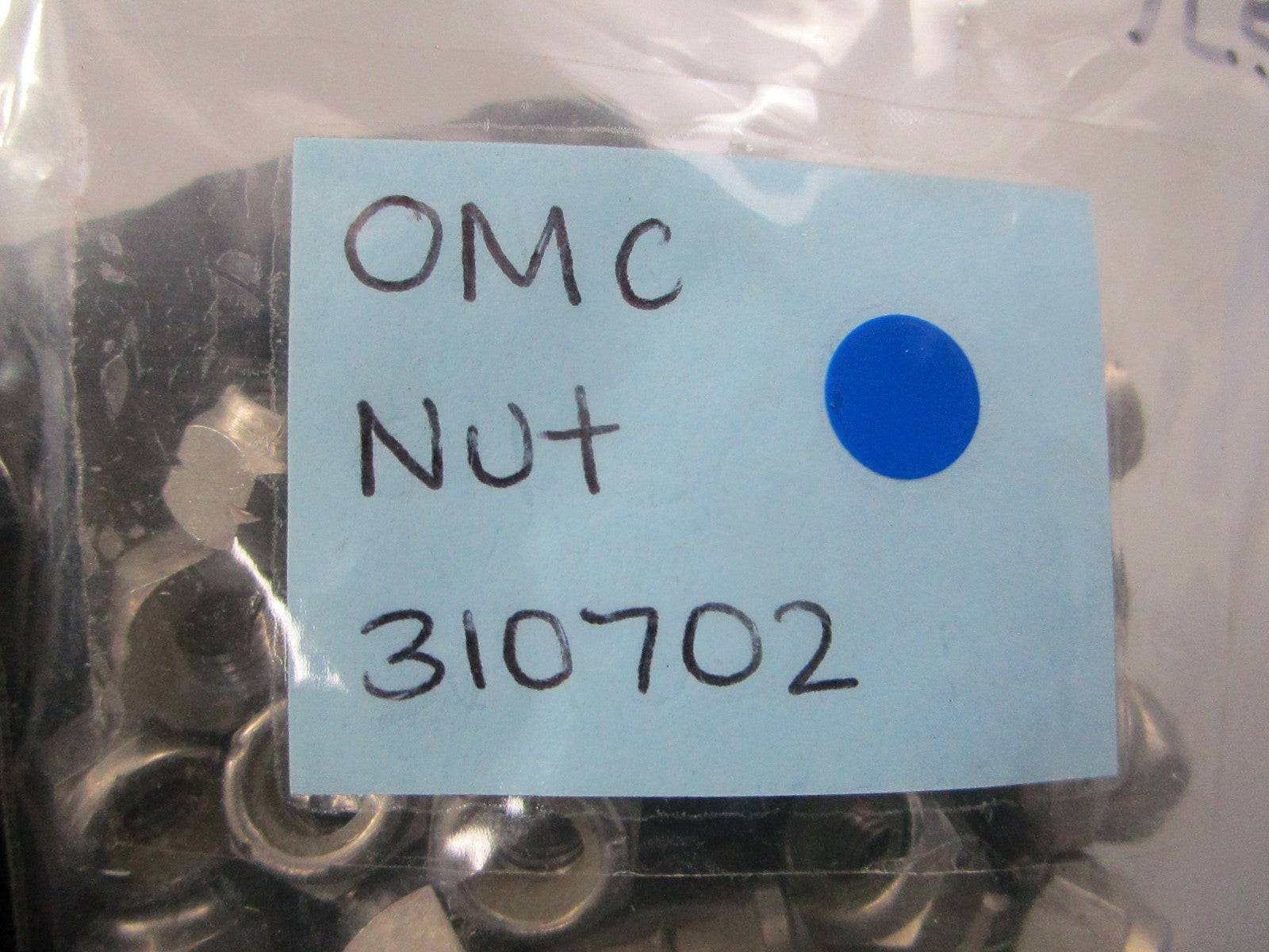 NEW OEM (LOT OF 5) 310702 0310702 OMC Johnson Evinrude Nut 0810