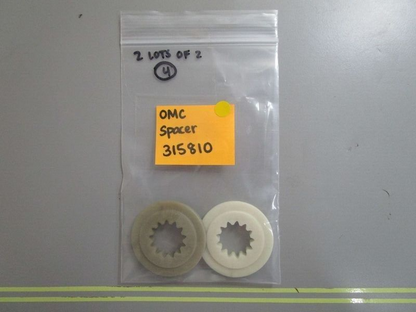 *NEW OEM* (LOT OF 2) 0770 OMC Johnson Evinrude Spacer 315810 0315810