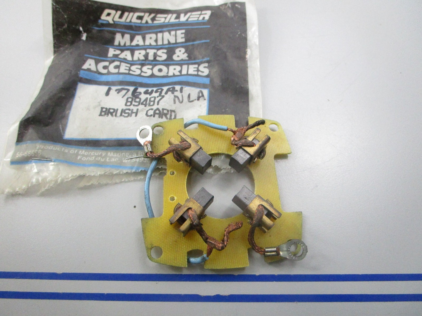 NEW OEM 89487 Mercury Quicksilver Brush Card 0810