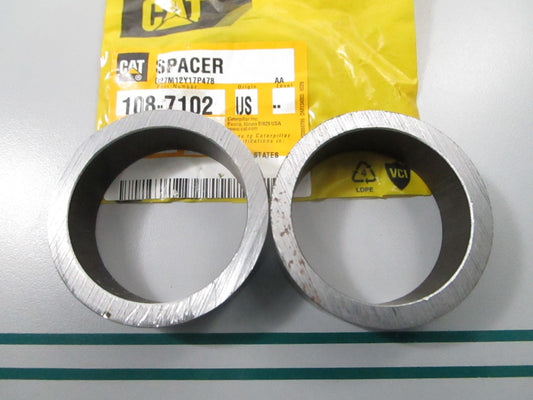 NEW OEM (LOT OF 2) 108-7102 CAT Spacer 0810
