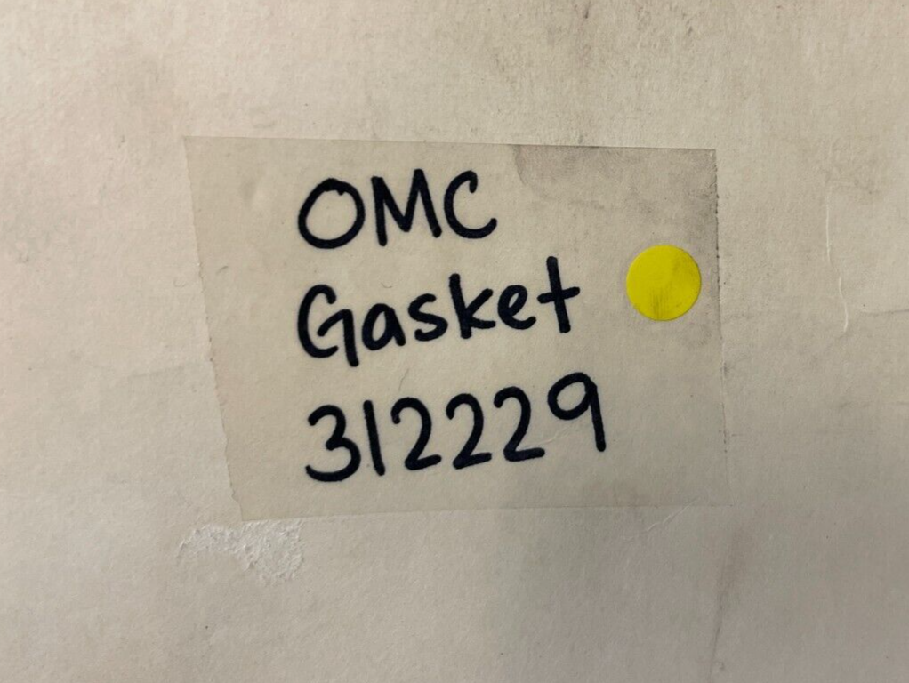 *NEW OEM* 0810 OMC Johnson Evinrude Gasket 312229 0312229