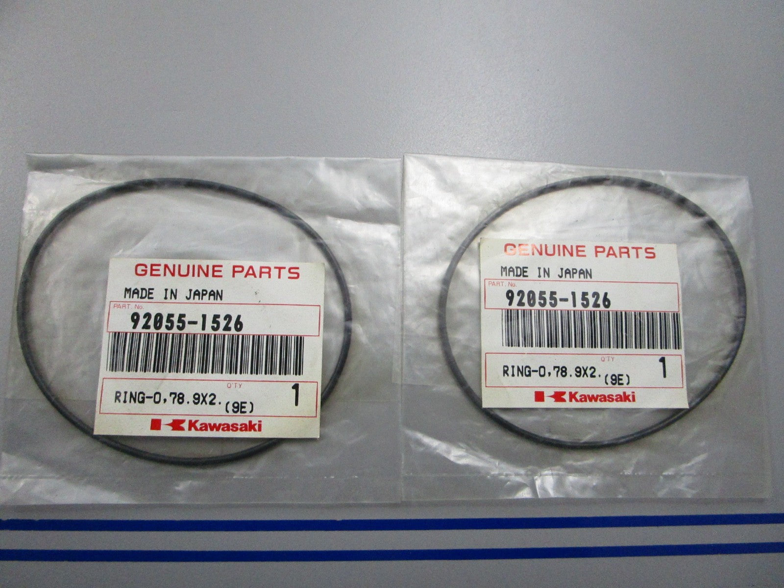 NEW OEM (LOT OF 4) 92055-1526 Kawasaki O-Ring 0810