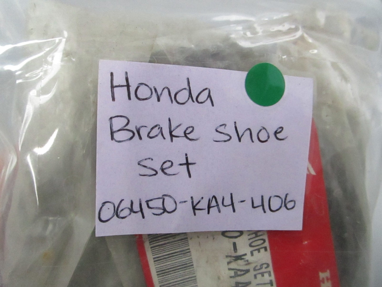 NEW OEM 06450-KA4-406 Honda Brake Shoe Set 0810