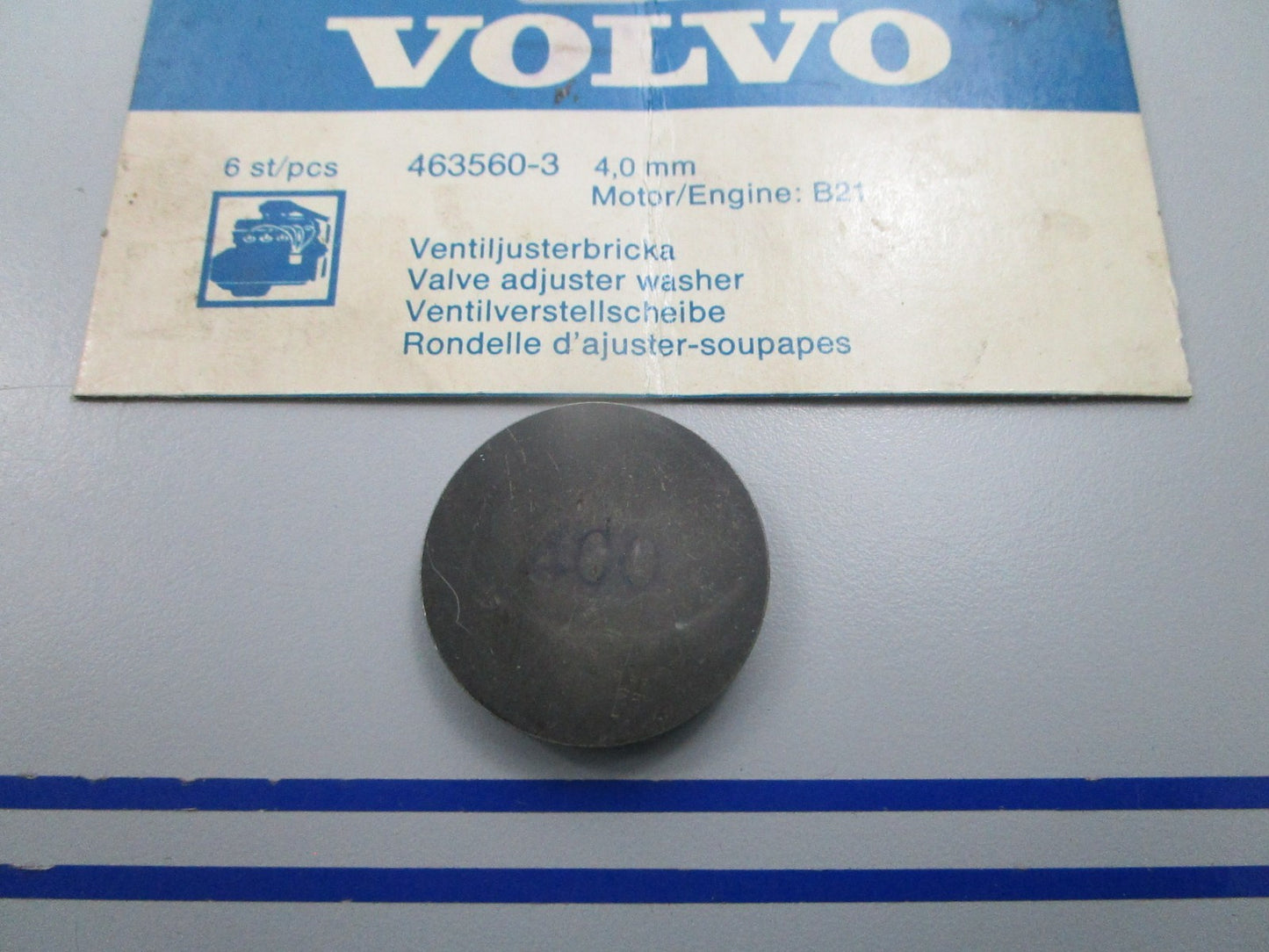 NEW OEM 463560 Volvo Penta 4.0mm Adjusting Washer 0810